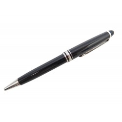 STYLO BILLE MONTBLANC MEISTERSTUCK CLASSIQUE PLATINE MB2866 RESINE NOIR PEN 405€