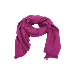 FOULARD LOUIS VUITTON ETOLE CHALE MONOGRAM M75513 EN SOIE ROSE PINK SHAWL 700€