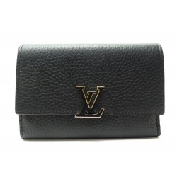 NEUF PORTEFEUILLE LOUIS VUITTON COMPACT CAPUCINES M62157 LEATHER NEW WALLET 720€