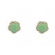 NEUF BOUCLES D'OREILLES PASQUALE BRUNI BON TON OR ROSE CHRYSOPRASE DIAMANT 4400€