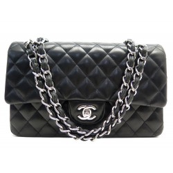 SAC A MAIN CHANEL TIMELESS CLASSIQUE M A01112 EN CUIR MATELASSE NOIR BAG 8990€