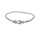 BRACELET FRED FORCE 10 6B0134 EN OR BLANC 18K MANILLE 34 DIAMANTS STRAP 4070€