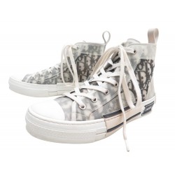CHAUSSURES CHRISTIAN DIOR BASKETS B23 TOILE OBLIQUE BLANC 38 SNEAKERS SHOES 990€