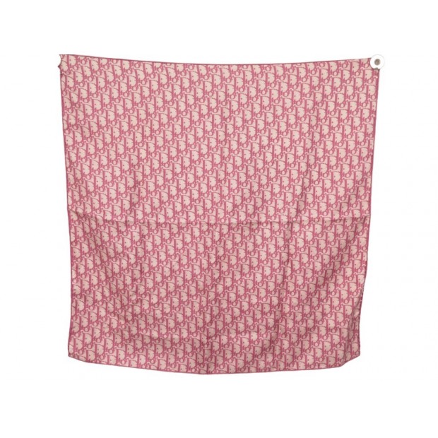 NEUF FOULARD CHRISTIAN DIOR CARRE 70 TOILE MONOGRAMME OBLIQUE SOIE SCARF 390€