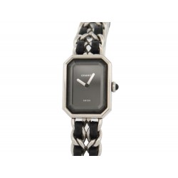 MONTRE CHANEL PREMIERE H0459 ROCK CHAINE ICONIQUE QUARTZ ACIER CUIR WATCH 5250€