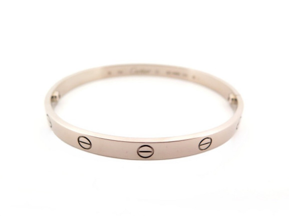 bracelet cartier love crb6035417 or gris 18k 18