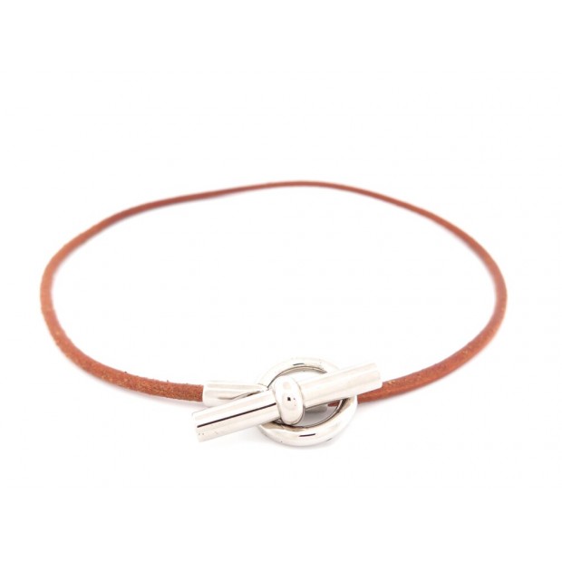 collier hermes glenan dore bracelet double tour cuir