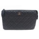 PORTEFEUILLE LONG CHANEL LOGO CC CUIR CAVIAR MATELASSE NOIR LEATHER WALLET 1210€