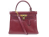 sac a main hermes kelly 28 retourne en cuir
