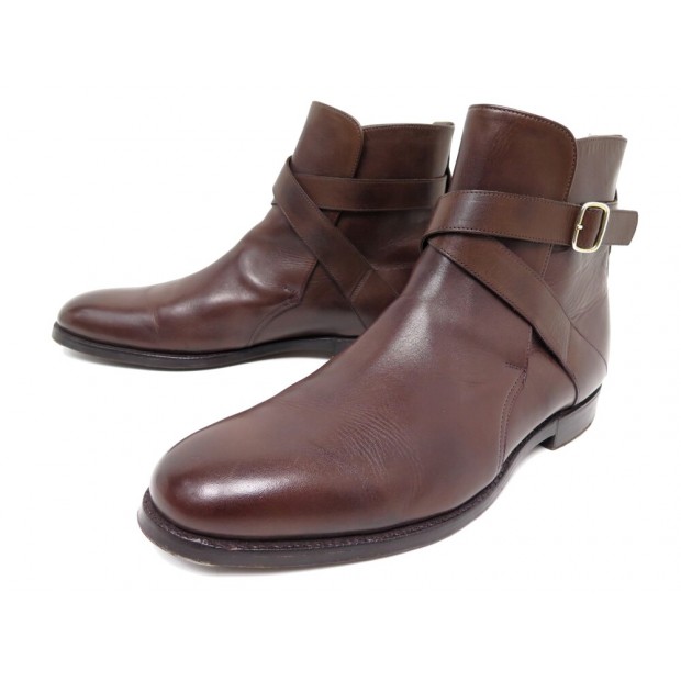 CHAUSSURES CHURCH'S RASTDALE JODHPUR BOTTINES 11F 45 LARGE CUIR NOIR BOOTS 1070€