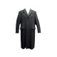 NEUF MANTEAU LONG BURBERRY L 52 EN CACHEMIRE NOIR NEW BLACK CASHMERE COAT 2150€