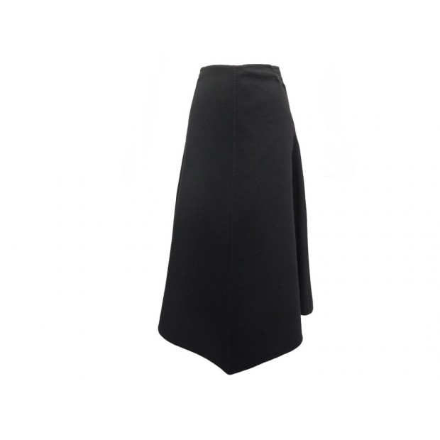 NEUF JUPE LOUIS VUITTON CACHEMIRE NOIR 34 IT 38FR M BLACK CASHMERE SKIRT 1020€