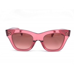NEUF LUNETTES DE SOLEIL CELINE CAT EYE CL4004IN RESINE ROSE SUNGLASSES 380€