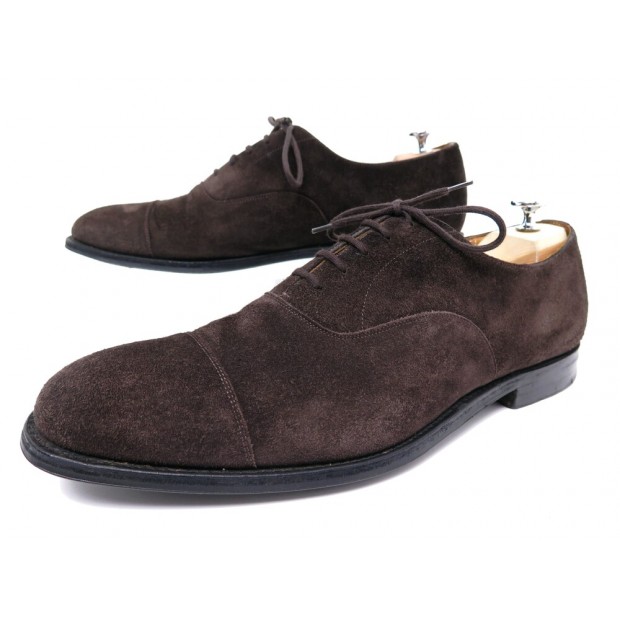 CHAUSSURES CHURCH'S CONSUL 173 EEB003 11F 45 RICHELIEU EN DAIM MARRON SHOES 940€