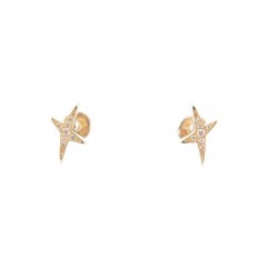 BOUCLES D'OREILLES MAUBOUSSIN FRENCH VALENTINE OR JAUNE & DIAMANTS EARRINGS 920€