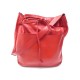 VINTAGE SAC A MAIN YVES SAINT LAURENT SEAU EN CUIR ROUGE BANDOULIERE BAG 1990€