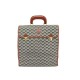 VINTAGE SAC DE VOYAGE A MAIN GOYARD PLIANT TOILE COTON ET CUIR TRAVEL BAG 3800€