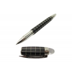 STYLO BILLE MONTBLANC STARWALKER RUBBER 08856 EN METAL ARGENTE ROLLERBALL 450€