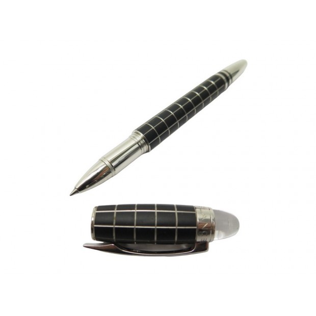 STYLO BILLE MONTBLANC STARWALKER RUBBER 08856 EN METAL ARGENTE ROLLERBALL 450€