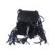 SAC A MAIN POCHETTE SAINT LAURENT ANITA FRINGE 425145 NOIR VEAU HAND BAG 1390€