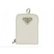 NEUF MINI POCHETTE PRADA EN CUIR SAFFIANO BLANC NEW WHITE LEATHER POUCH 710€