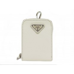 NEUF MINI POCHETTE PRADA EN CUIR SAFFIANO BLANC NEW WHITE LEATHER POUCH 710€