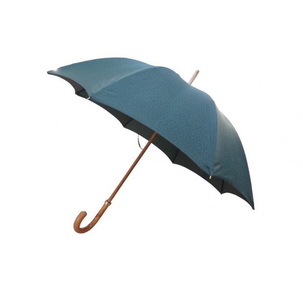 PARAPLUIE LOUIS VUITTON TAIGA TOILE VERT POIGNEE BOIS CANVAS GREEN UMBRELLA 500€