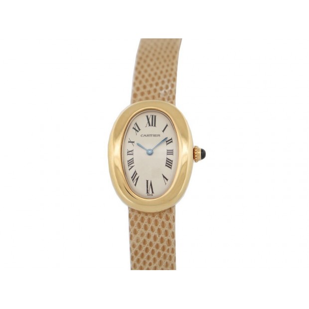 MONTRE CARTIER BAIGNOIRE 1952 W1506056 OR 18K 31 MM QUARTZ + BOITE WATCH 11600€