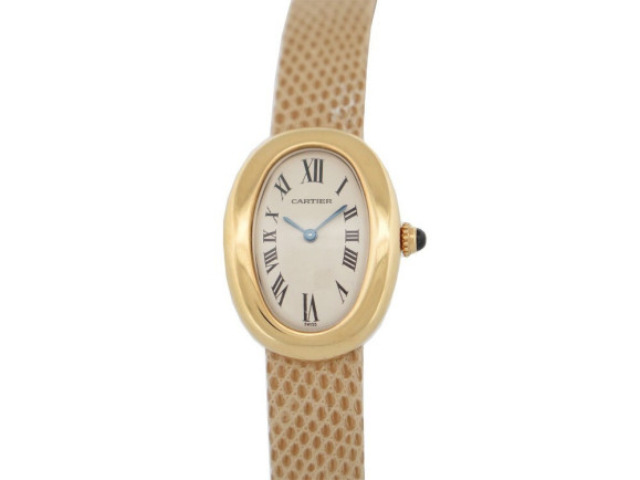 montre cartier baignoire 1952 w1506056 or 18k 31 mm
