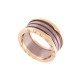 BAGUE BULGARI B.ZERO1 ROMA 4 RANGS AN856887 T67 OR ROSE 18K PINK GOLD RING 1770€