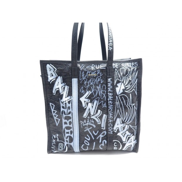 NEUF SAC A MAIN BALENCIAGA BAZAR SHOPPER MEDIUM GRAFFITI 480792 HAND BAG 1530€