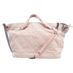 NEUF SAC A MAIN CHANEL EN CUIR ROSE MATELASSE BANDOULIERE PURSE HAND BAG 7000€