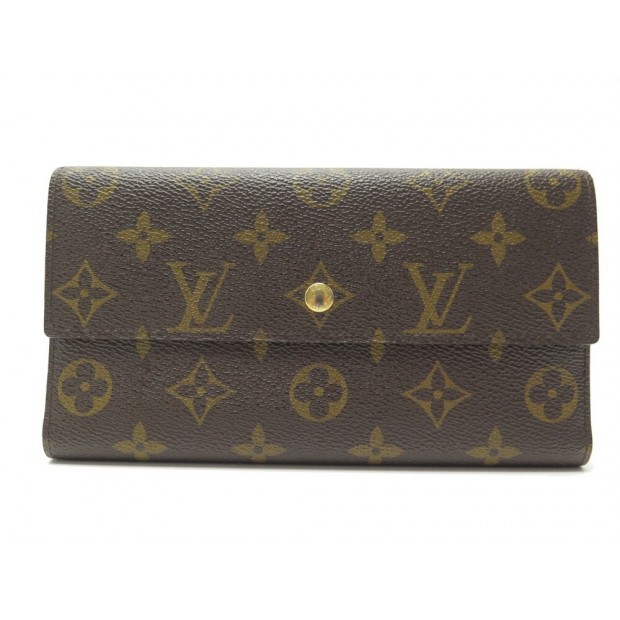 PORTEFEUILLE LOUIS VUITTON SARAH TOILE MONOGRAM M60531 PORTE MONNAIE WALLET 520€