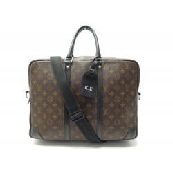 SAC PORTE DOCUMENTS LOUIS VUITTON M40224 EN TOILE MONOGRAM MACASSAR GM BAG 1145€