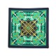VINTAGE FOULARD HERMES EPERONS D'OR HENRI D'ORIGNY CARRE SOIE VERT SCARF 460€