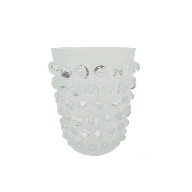 NEUF VASE LALIQUE FRANCE MOSSI XXL 10107700 EN CRISTAL TRANSPARENT NEW 9200€