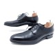 NEUF CHAUSSURES DIOR DERBY 43 EN CUIR NOIR HOMME + BOITE MEN LEATHER SHOES 680€