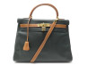  sac a main hermes kelly 32 1998 cuir bicolore