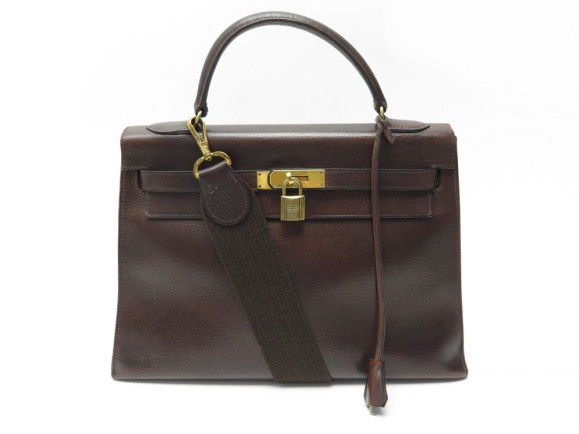 sac a main hermes kelly 32 sellier 1962 cuir