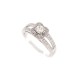 BAGUE MAUBOUSSIN CHANCE OF LOVE NUMERO 2 T54 OR BLANC ET DIAMANTS 0.35CT 1720€