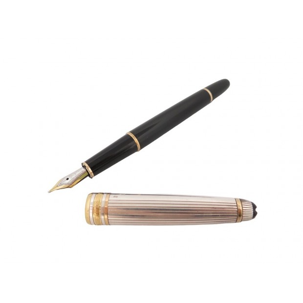 STYLO PLUME MONTBLANC MEISTERSTUCK SOLITAIRE DOUE EN ARGENT 925 SILVER PEN 900€