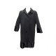 MANTEAU VALENTINO MISS V 44 IT 40 FR M EN CUPRO ET VELOURS NOIR BLACK COAT 3900€