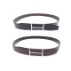 CEINTURE HERMES BOUCLE H IDEM CUIR REVERSIBLE NOIR & CHOCOLAT 32MM 105 BELT 750€