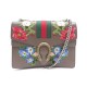 NEUF SAC A MAIN GUCCI DIONYSUS WEB EMBROIDERED FLOWERS CUIR PURSE HANDBAG 3900€