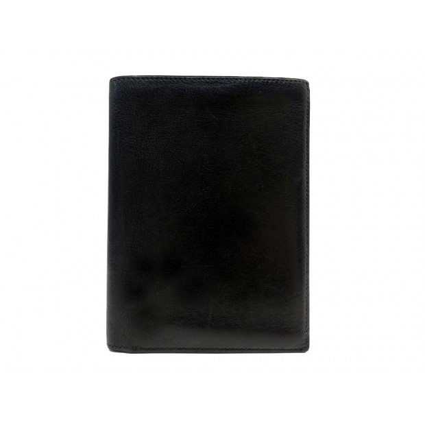 PORTEFEUILLE HERMES PORTE CARTES EN CUIR NOIR WALLET CARD HOLDER 700€