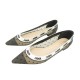 NEUF CHAUSSURES CHRISTIAN DIOR BALLERINES J'ADIOR KCB552PCE15X375 37.5 SHOE 950€