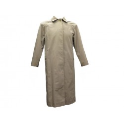 VINTAGE MANTEAU BURBERRYS IMPERMEABLE TRENCH LONG L 42 EN COTON BEIGE COAT 1550€