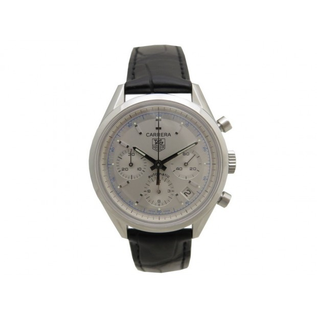 MONTRE TAG HEUER CARRERA CV2110-0 39 MM AUTOMATIQUE ACIER STEEL WATCH 4500€