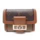 NEUF PORTEFEUILLE LOUIS VUITTON DAUPHINE COMPACT EN TOILE MONOGRAM WALLET 750€