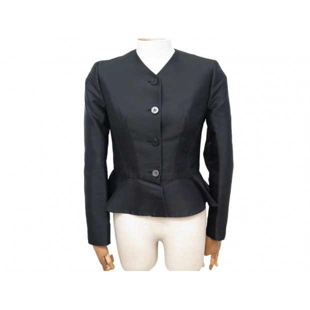 VESTE LOUIS VUITTON DE COSTUME A PINCES M 38 COTON NOIR BLACK SUIT WITH DARTS